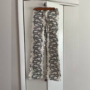 Motel Black and White Dragon Pants